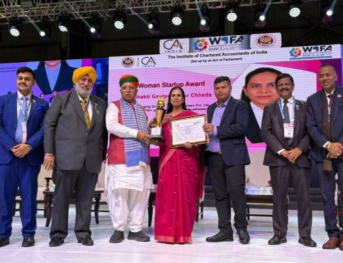 Mrs Bhakti Gautam Chheda Honoured at CA Women Excellence Awards for Transforming Finance into Social Impact