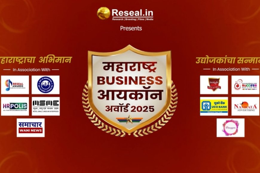 Maharashtra Business Icon Award Celebrated Excellence, Innovation, and Visionary Leadership, Graced by Chief Guest Miss Sonalee Kulkarni and Guest of Honour Mr. Kiran Patil