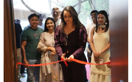 Actor Shruti Marathe Unveils Show Flat at Codename Tree Clouds at SP Kingstown, Pune