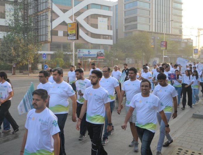 Sterling Hospitals Sindhubhavan Unit Spearheads Cancer Awareness Walkathon with Rotary Club