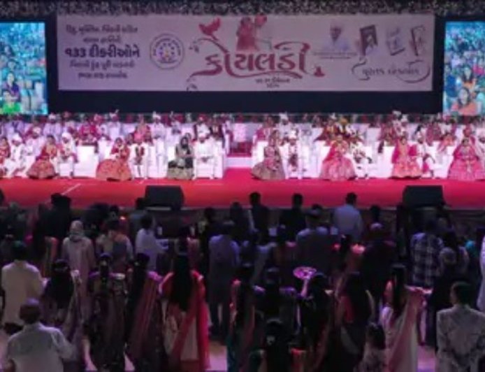 Celebration of humanity by PP Savani family: 133 fatherless daughters married at mass wedding ceremony