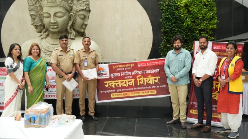 Surajya Nirman Pratishthan Foundation Organizes Mega Blood Donation Drive at Mantralaya, Mumbai