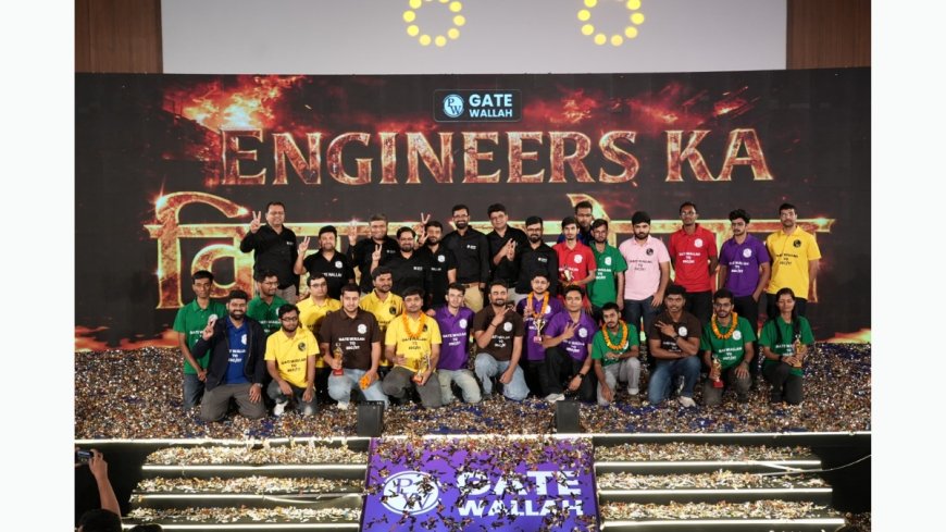 PW’s GATE Wallah secures 4 AIR 1, 20 Plus ranks in top ten in GATE 2026