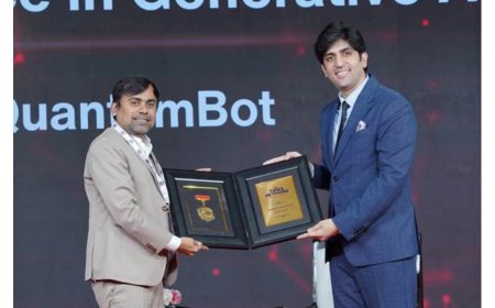 Sanjay Gondaliya Wins Excellence in Generative AI: QuantumBot Is Not Just Competing, It’s Leading