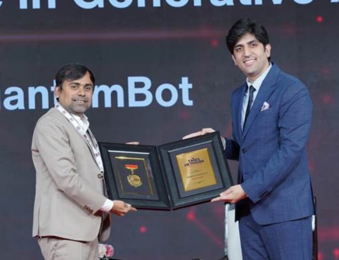 Sanjay Gondaliya Wins Excellence in Generative AI: QuantumBot Is Not Just Competing, It’s Leading