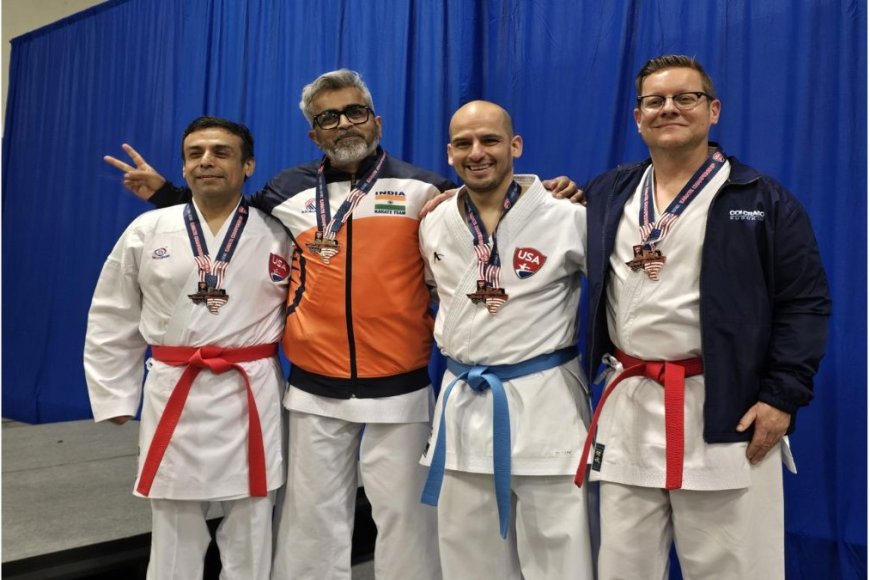 Indian Martial Artist Yashpal Singh Kalsi Clinches Gold at US Open Karate Championship Despite Injury and Illness