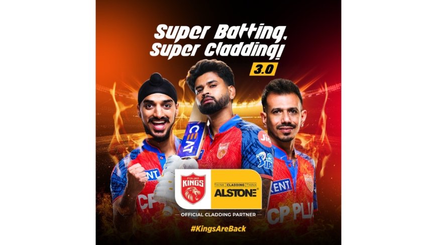 Alstone Strengthens Its National Presence with Punjab Kings as Official Cladding Partner for India’s Premier T20 Cricket League 2026