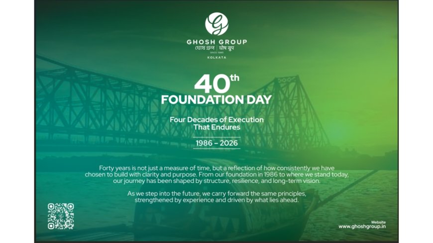 Ghosh Group Marks 40 Years of Sustained Growth and Execution Excellence